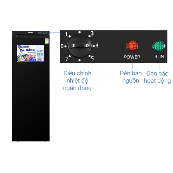 Tủ đông Sanaky Inverter 213 lít TD.VH230VD3 
