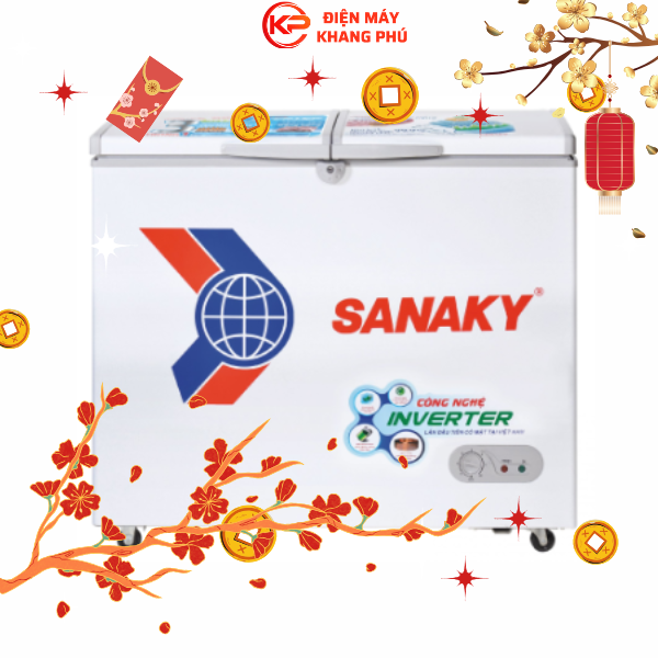Tủ đông Sanaky Inverter 305lít VH4099A3