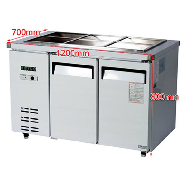 Tủ khay lạnh Salad 1200mm Kistem KIS-XDB12R - 294 lít