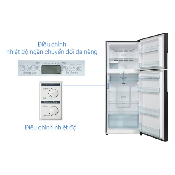 Tủ lạnh Hitachi Inverter 406 lít R-FVX510PGV9 GBK