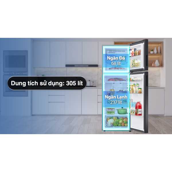 Tủ lạnh Samsung Inverter 382 lít Bespoke RT38CB6784C3SV