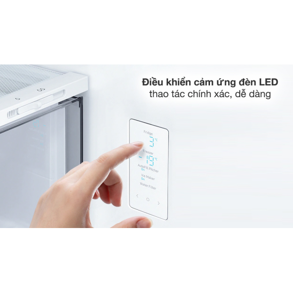 Tủ lạnh Samsung Inverter 648 lít Multi Door Bespoke Door-in-Door RF59CB66F8S/SV