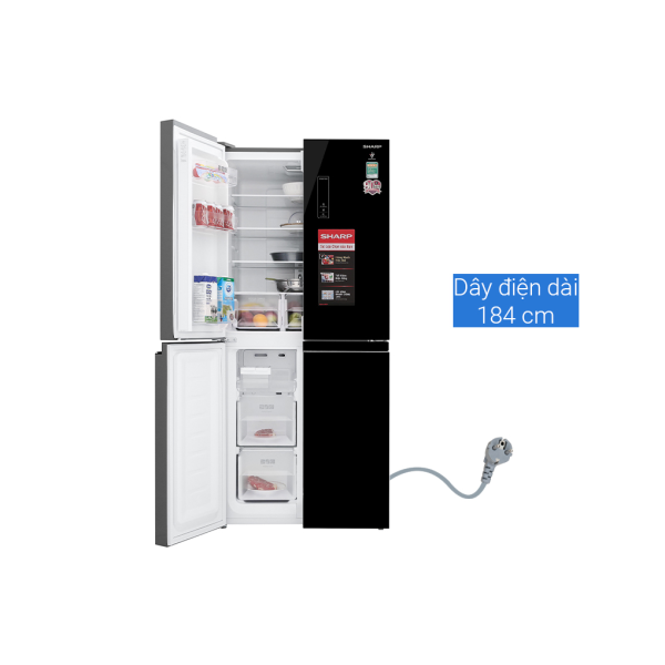 Tủ lạnh Sharp Inverter 401 lít SJ-FXP480VG-BK