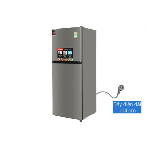 Tủ lạnh Sharp Inverter 197 lít SJ-X215V-SL