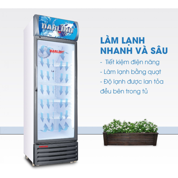 Tủ mát 1 cánh Darling DL-3600AL 380Lít