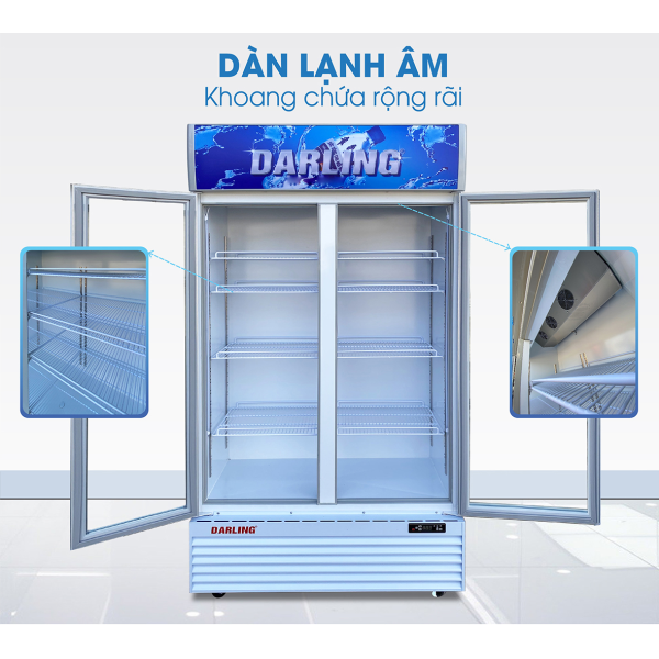 TỦ MÁT 2 CÁNH INVERTER ĐÈN LED 630L DL-7000A3