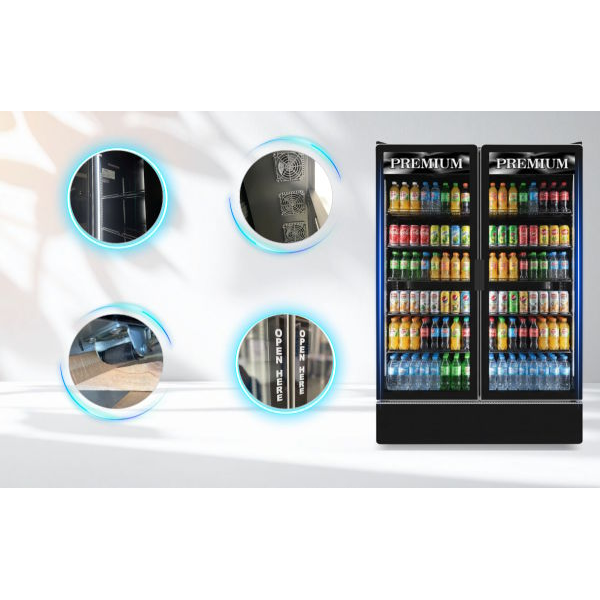 Tủ mát 2 cánh Inverter Sanden Premium SPB-1000P 842 lít