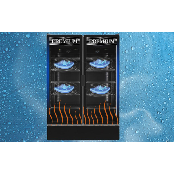 Tủ mát 2 cánh Inverter Sanden Premium SPB-1000P 842 lít