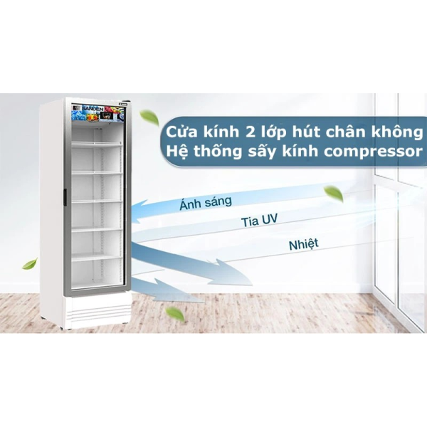 Tủ mát cửa kính Inverter Sanden SPB-0500 394L