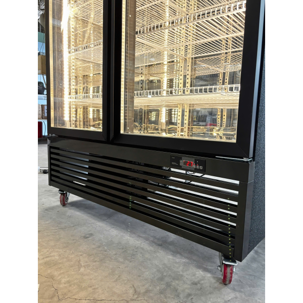Tủ mát inox Lightcool 2 cánh LS-1260 1250L Đen