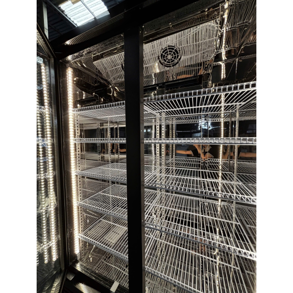 Tủ mát inox Lightcool 2 cánh LS-1260 1250L Đen