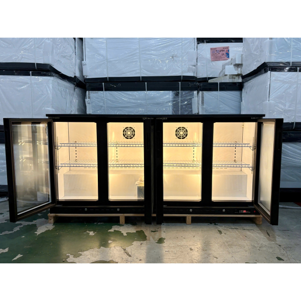 Tủ mát quầy bar cửa kính Lightcool LS-1800 370 lít Đen