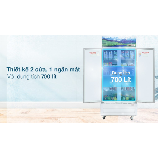 Tủ mát Sanaky Inverter 700 lít VH-8009HP3