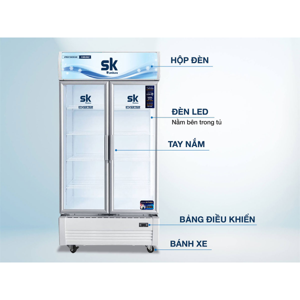 Tủ mát Sumikura 1.050 lít Inverter SKSC-1050HW2.I
