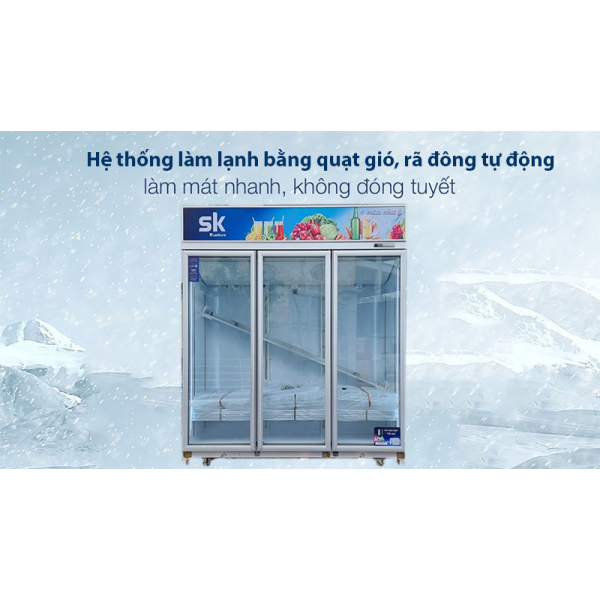Tủ mát Sumikura SKSC-1800HW3 (3 cánh, 1.800 lít)