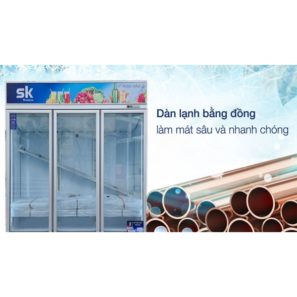 Tủ mát Sumikura SKSC-1800HW3 (3 cánh, 1.800 lít)