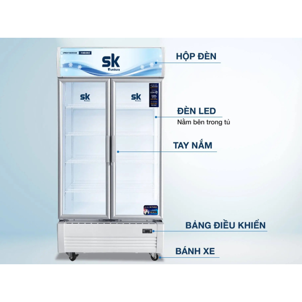 Tủ mát Sumikura SKSC-802WG2/D