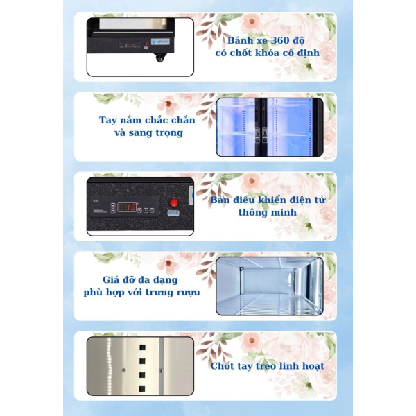 Tủ mát trưng bày 2 cánh Lightcool 1200L LS-1670