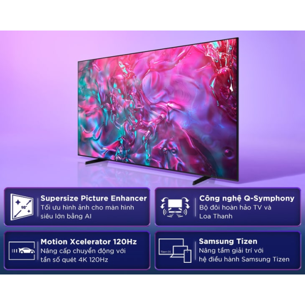 Smart Tivi Samsung 4K 98 inch 98DU9000 Crystal UHD