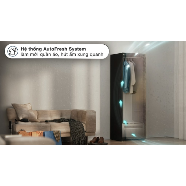 Tủ giặt hấp sấy LG Styler SC5MBR80H