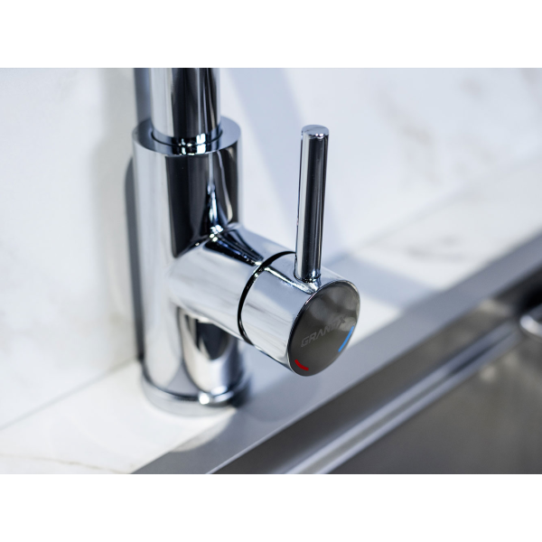 Vòi rửa chén dây rút nóng lạnh GrandX GXF02