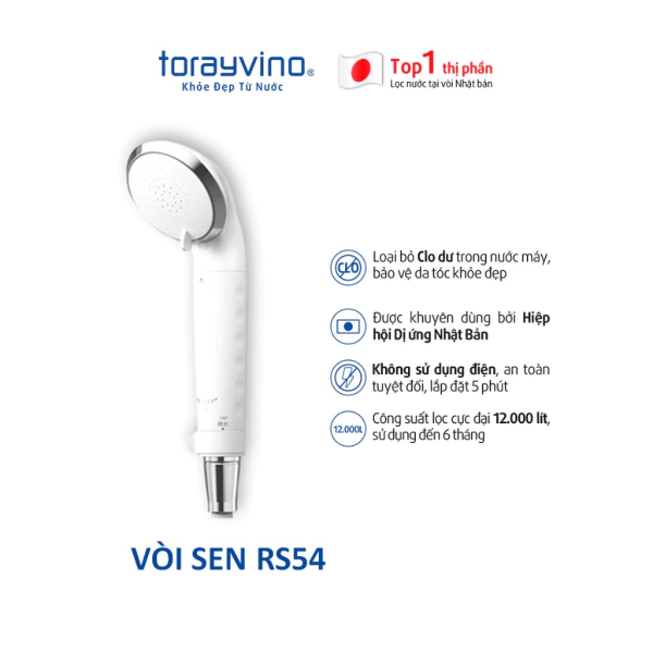 Vòi sen tắm khử Clo Torayvino RS54