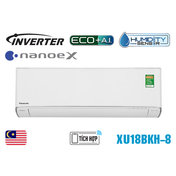 Máy lạnh Panasonic 18000BTU 1 chiều inverter cao cấp XU18BKH-8 (Model 2025)
