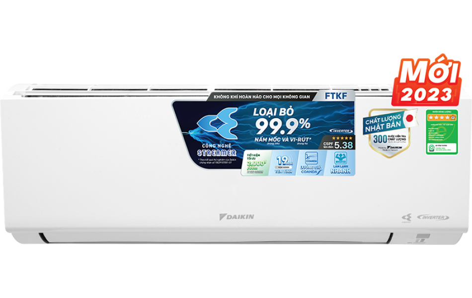 Máy lạnh Daikin Inverter 1.5 HP FTKZ35VVMV