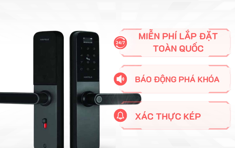 Khóa điện tử Hafele ER6100 - 912.20.582