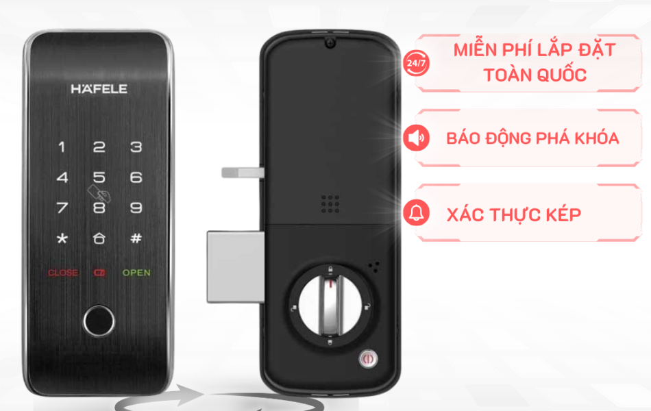 Khóa điện tử Hafele ER5100 - 912.20.200