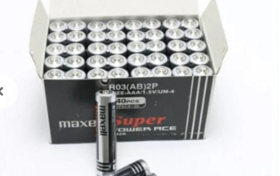 THÙNG PIN ĐŨA AAA 1.5v MAXELL SUPERPƠER R03P(AR) 2P - HÀNG CHÍNH HÃNG