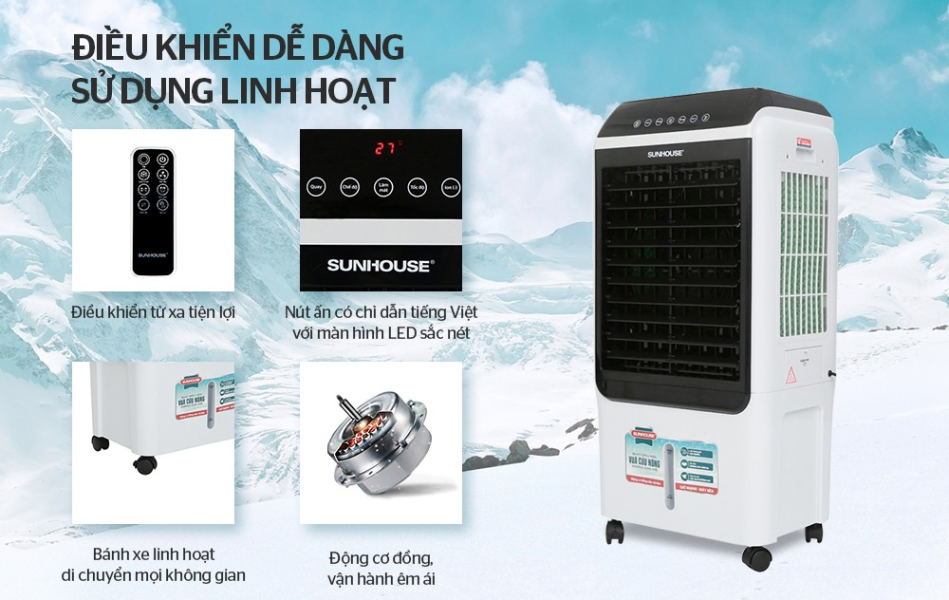 MÁY LÀM MÁT KHÔNG KHÍ SUNHOUSE SHD7727