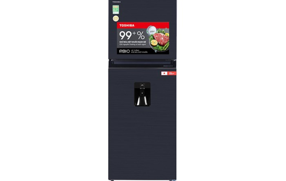 Tủ lạnh Toshiba Inverter 311 lít GR-RT395WE-PMV(06)-MG