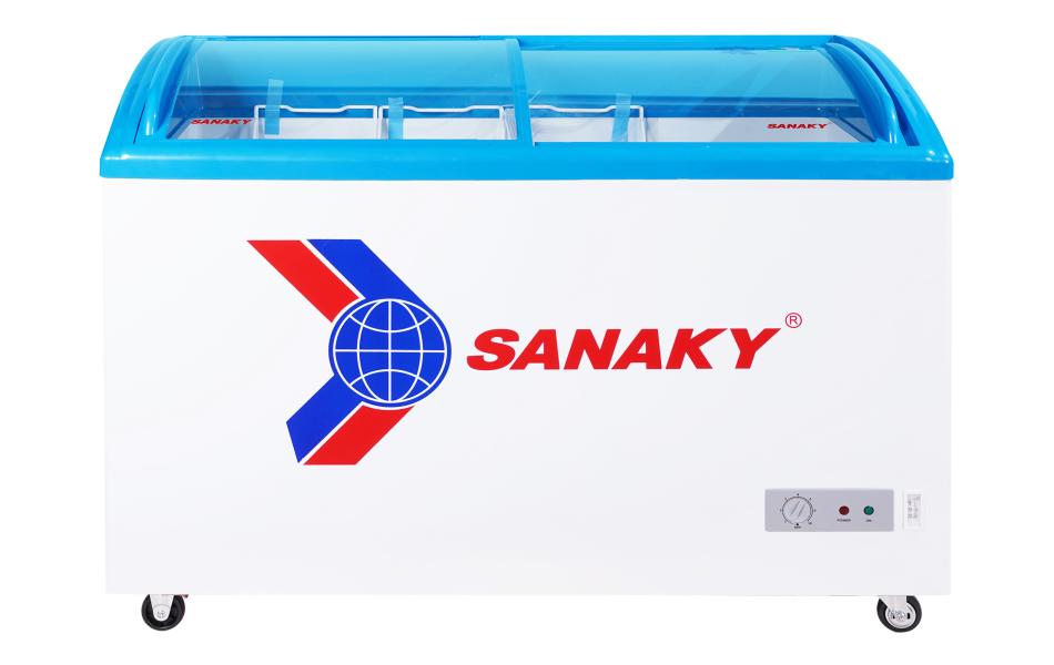 Tủ Đông Mặt Kính Cong Sanaky 260lít VH-382K