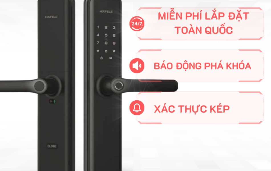 Khóa điện tử Hafele DL7600 - 912.20.237