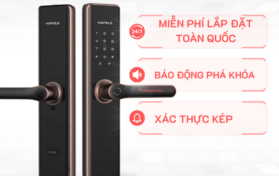 Khóa điện tử Hafele DL7600 - 912.20.231