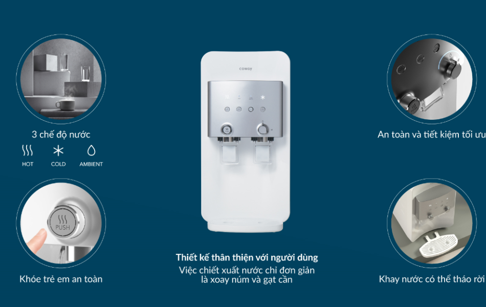Máy lọc nước nóng lạnh Coway Neo Plus CHP-264L