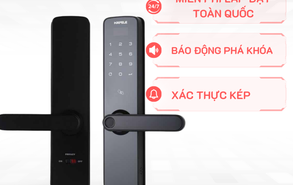 Khóa điện tử Hafele DL7100 - 912.05.498