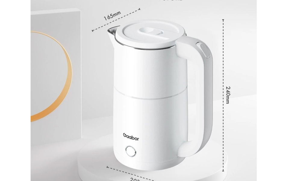 Ấm siêu tốc Gaabor 2L EK20M-WH01A/WH02A