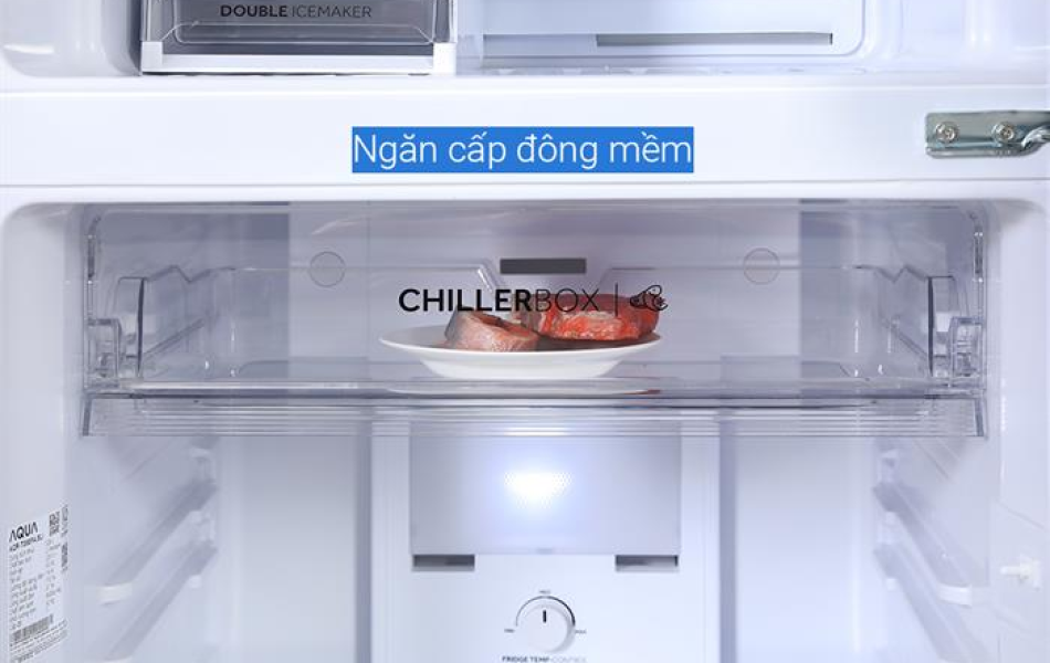 Tủ lạnh Aqua Inverter 328 lít AQR-T380FA(SL)