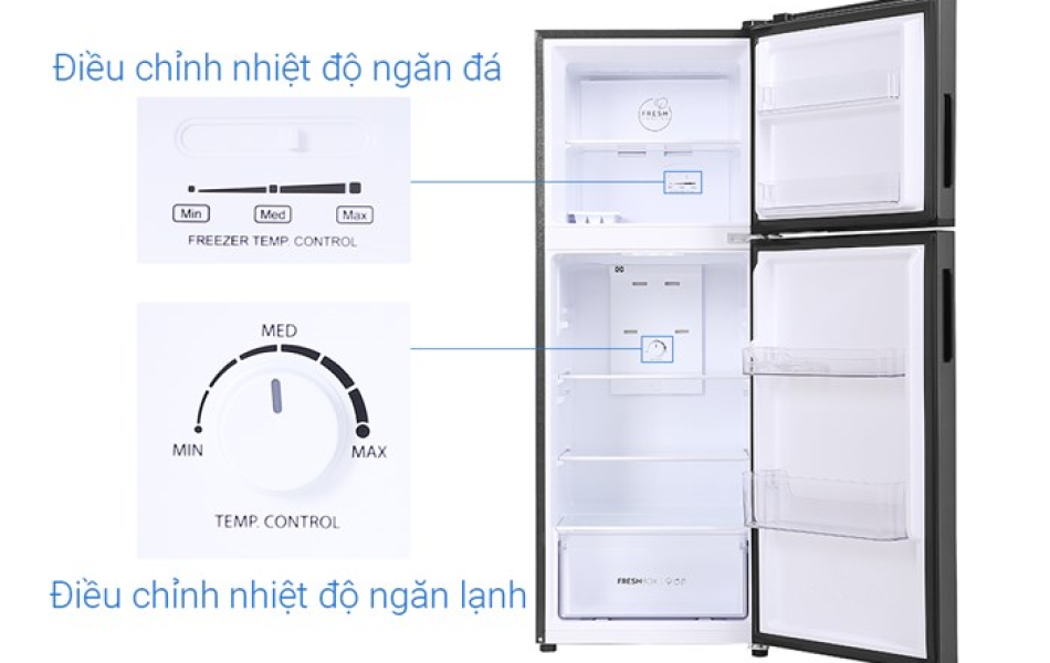 Tủ lạnh Aqua Inverter 212 Lít AQR-T239FA(HB)