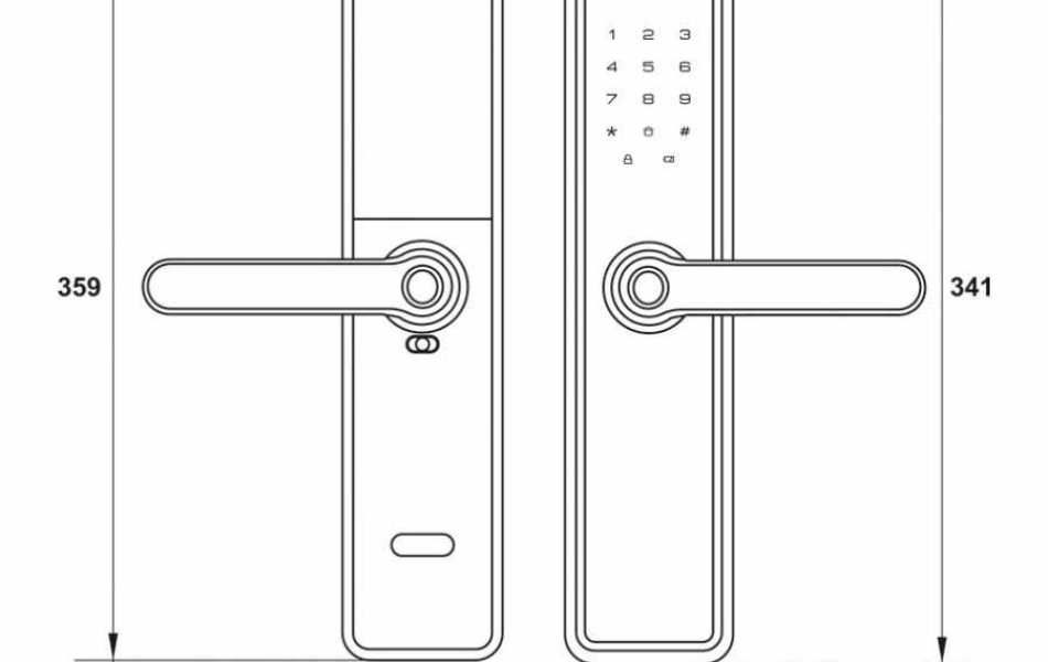 Khóa điện tử Hafele DL7600 (912.20.237)