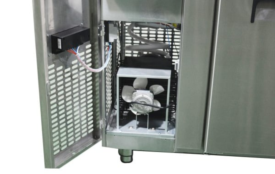 Bàn đông inox công nghiệp cao cấp Happys HWI-1200TF - Có quạt