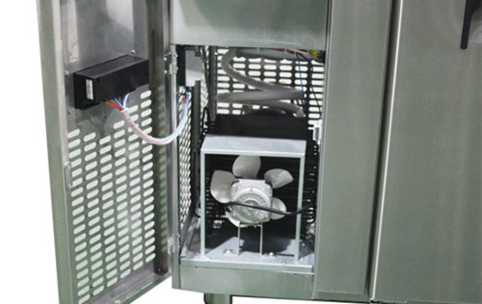 Bàn mát inox công nghiệp cao cấp Happys HWI-1500TR - Có quạt