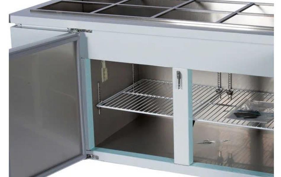 Tủ khay lạnh salad 1500mm KIS-XDB15R - 405 lít