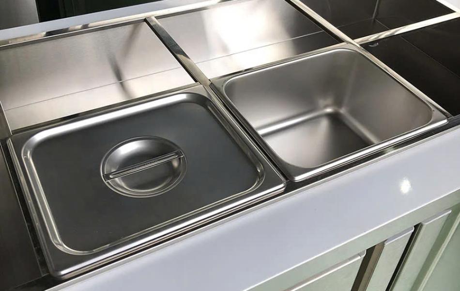 Bàn mát salad 1m8 KISTEM KIS-XDB18R (Làm Lạnh Trực Tiếp)