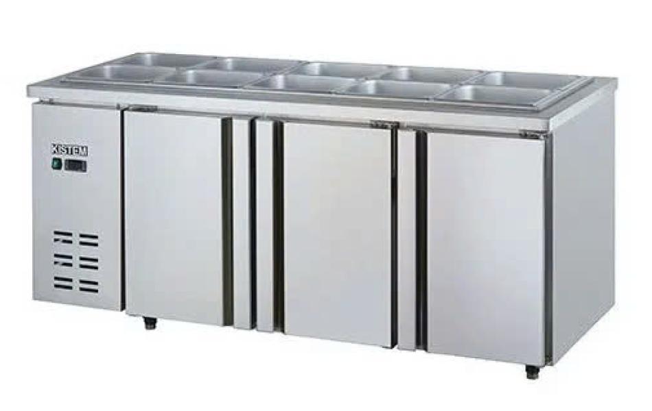 Bàn mát salad 1m8 KISTEM KIS-XDB18R (Làm Lạnh Trực Tiếp)