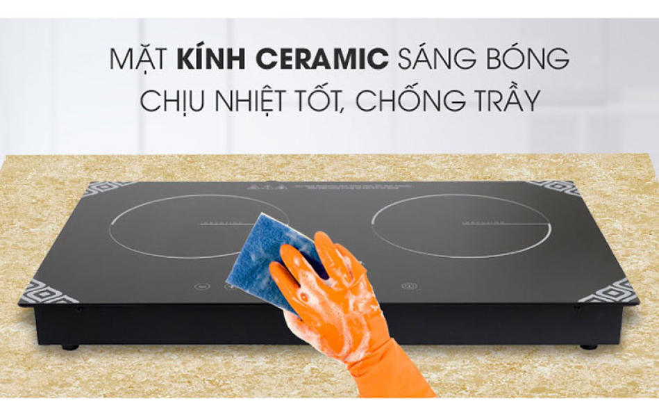 Bếp điện từ đôi Kangroo KG498N