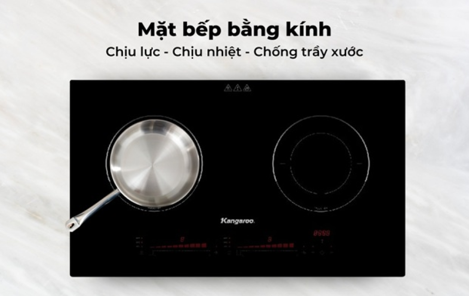 Bếp điện từ đôi Thái Lan Kangaroo KG865i