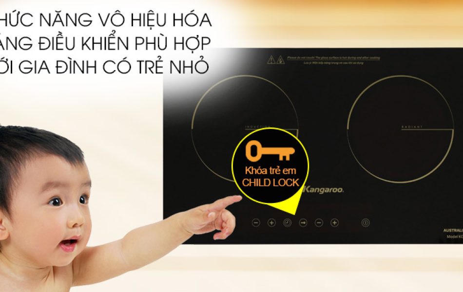 Bếp đôi Điện từ Hồng ngoại KG499N